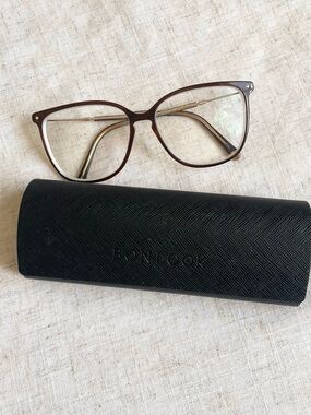 Bonlook brown sonia Glasses with Case